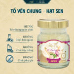 Hũ Tổ Yến Chưng Hạt Sen AN KHANG Thơm Ngon Bổ Dưỡng, Khỏe Trong Đẹp Ngoài - Hũ 70ml