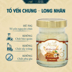Hũ Tổ Yến Chưng Long Nhãn 70ml AN KHANG Từ Yến Tươi Hỗ Trợ Sức Khỏe, Tăng Sức Đề Kháng