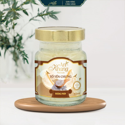 Hũ Yến Chưng Đường Phèn 70ml AN KHANG Từ Yến Sào Khánh Hòa Bồ Dưỡng Cho Cả Gia Đình