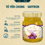 Tổ Yến Chưng Sẵn Saffron (Nghệ Tây) AN KHANG, Tổ Yến Sào Khánh Hòa Chưng Sẵn Bồi Bổ Sức Khỏe - 70ml