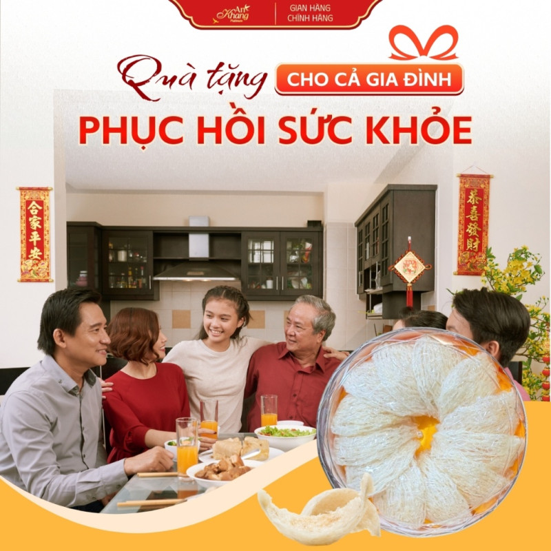 Tổ Yến Tinh Chế Nguyên Sợi Thượng Hạng AN KHANG 30-50-100g, Yến Sào Khánh Hòa Chất Lượng Bổ Dưỡng