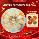 Yến Sào Khánh Hòa Tinh Chế Sợi Rối Phủ Chân AN KHANG, Yến Tinh Chế Thủ Công Tặng Set Chưng Bổ Dưỡng