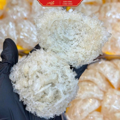 Yến Sào Khánh Hòa Tinh Chế Sợi Rối Phủ Chân AN KHANG, Yến Tinh Chế Thủ Công Tặng Set Chưng Bổ Dưỡng